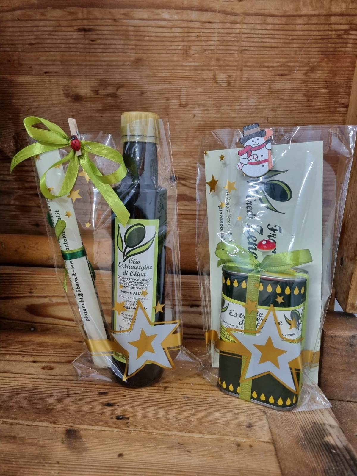 Confezione regalo di olio filtrato da 0,250 Litri